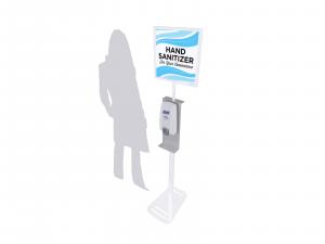 RECN-907 Hand Sanitizer Stand w/ Graphic