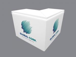 RECN-1517 Custom L-Counter (24" D)